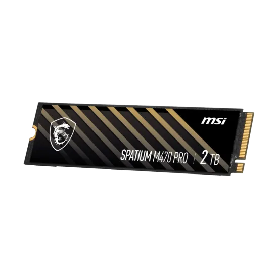 MSI SPATIUM M470 PRO 2TB PCIe 4.0 NVMe M.2 SSD