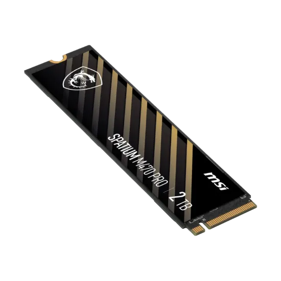 MSI SPATIUM M470 PRO 2TB PCIe 4.0 NVMe M.2 SSD