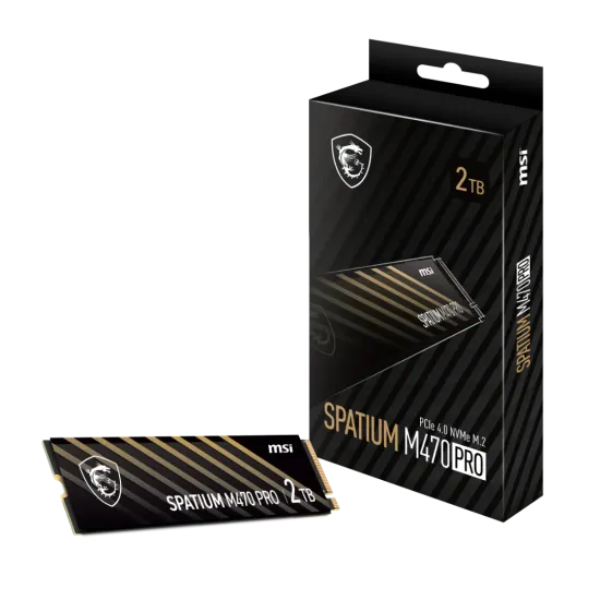 MSI SPATIUM M470 PRO 2TB PCIe 4.0 NVMe M.2 SSD