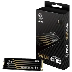 MSI SPATIUM M480 PRO 1TB PCIe 4.0 Nvme M.2 SSD