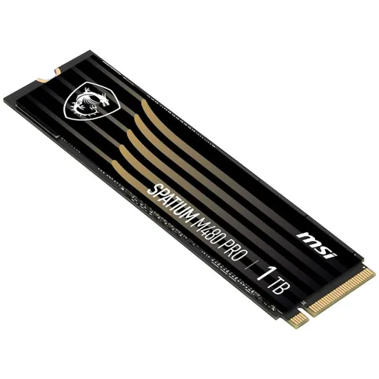 MSI SPATIUM M480 PRO 1TB PCIe 4.0 Nvme M.2 SSD