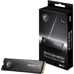 MSI SPATIUM M560 1TB PCIe 5.0 NVMe M.2 SSD
