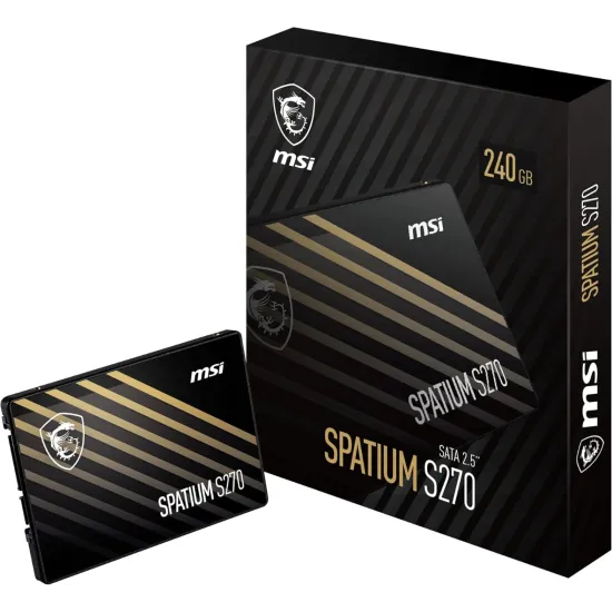 MSI SPATIUM S270 240GB SATA III 2.5 Inch Internal SSD