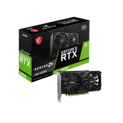 MSI GeForce RTX 3050 VENTUS 2X 6GB GDDR6 OC Graphics Card Black