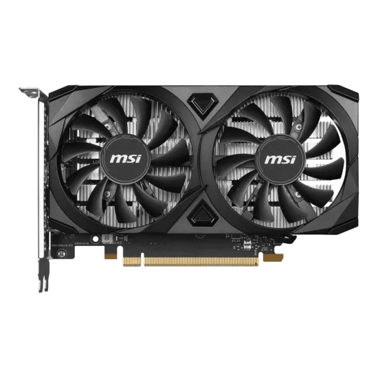 MSI GeForce RTX 3050 VENTUS 2X E 6G OC GDDR6 OC Graphics Card Black