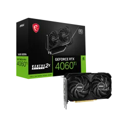 MSI GeForce RTX 4060 Ti VENTUS 2X BLACK 16G GDDR6 OC Graphics Card