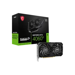 MSI GeForce RTX 4060 Ti VENTUS 2X 8G OC GDDR6 OC Graphics Card Black