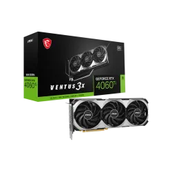 MSI GeForce RTX 4060 Ti VENTUS 3X E 8G OC GDDR6 OC Graphics Card Black