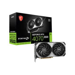 MSI GeForce RTX 4070 Super VENTUS 2X BLACK 12G GDDR6X OC Graphics Card
