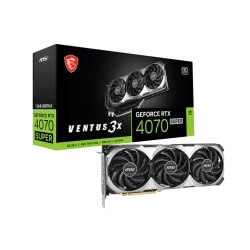 MSI GeForce RTX 4070 Super VENTUS 3X BLACK 12G GDDR6X OC Graphics Card