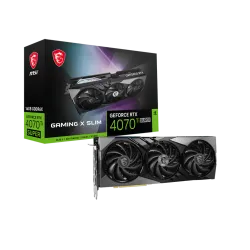 MSI GeForce RTX 4070 Ti Super GAMING X Slim BLACK 16G GDDR6X OC Graphics Card