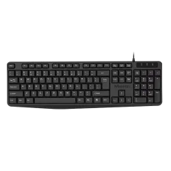 Meetion K200 Wired Office Keyboard Membrane English & Arabic Black