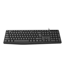 Meetion K200 Wired Office Keyboard Membrane English & Arabic Black