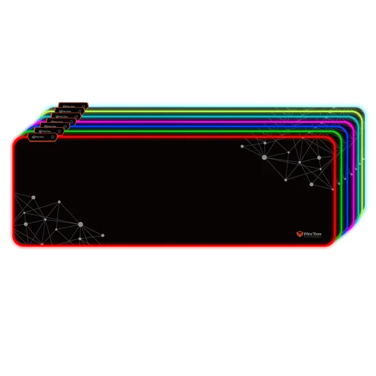 Meetion PD121 Large RGB Gaming Mouse Pad 88 X 31 Cm Black