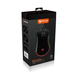 Meetion Hera G3330 High Speed Tracking Wired Gaming Mouse 5000 DPI 9 Buttons Black