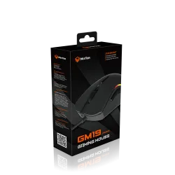 Meetion GM19 2023 RGB Wired Gaming Mouse 12000 DPI 7 Buttons Black
