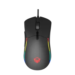 Meetion GM19 2023 RGB Wired Gaming Mouse 12000 DPI 7 Buttons Black
