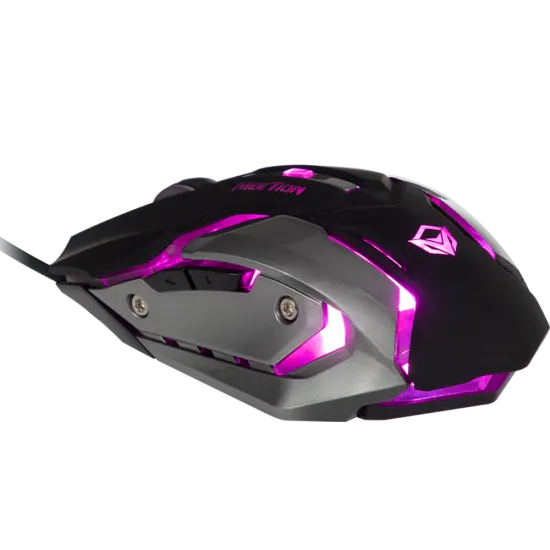 Meetion M915 Backlight Wired Gaming Mouse 2400 DPI 6 Buttons Black