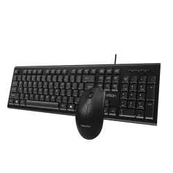 Meetion C100 Wired Office Combo Keyboard and Mouse 1000 DPI 3 Buttons English & Arabic Black Meetion C100 Wired Office Combo Keyboard and Mouse 1000 DPI 3 Buttons English & Arabic Black