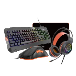 Meetion C505 Wired Gaming Combo Mouse 3200 DPI 6 Buttons + Arabic Keyboard + Headset + Mouse Pad