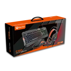Meetion C505 Wired Gaming Combo Mouse 3200 DPI 6 Buttons + Arabic Keyboard + Headset + Mouse Pad