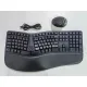 Meetion DirectorC Wireless Office Combo Keyboard and Mouse 2400 DPI 6 Buttons English & Arabic Black (Open Box)