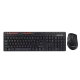 Meetion M4100 Wireless Office Combo Keyboard and Mouse 1600 DPI 3 Buttons English Black