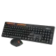 Meetion M4100 Wireless Office Combo Keyboard and Mouse 1600 DPI 3 Buttons English Black