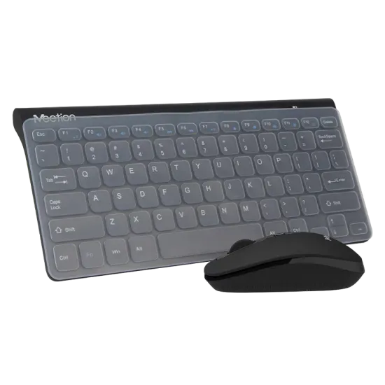 Meetion Mini 4000 Wireless Office Combo Keyboard and Mouse 1600 DPI 3 Buttons English Arabic Black