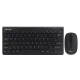 Meetion Mini 4000 Wireless Office Combo Keyboard and Mouse 1600 DPI 3 Buttons English Arabic Black