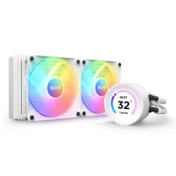 NZXT Kraken Elite 240mm RGB LCD Display and RGB Fans white