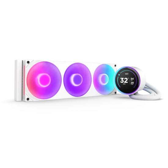 Kraken Elite 360 RGB 360mm Liquid Cooler White