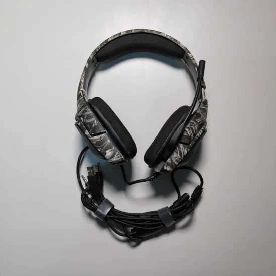 Onikuma K20 Camouflage RGB Light HighEnd Gaming Headset HD Surround Sound(Not Working Mic)(Open Box)