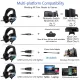 Onikuma K5 Pro 3.5mm Gaming Headset (Blue LED)