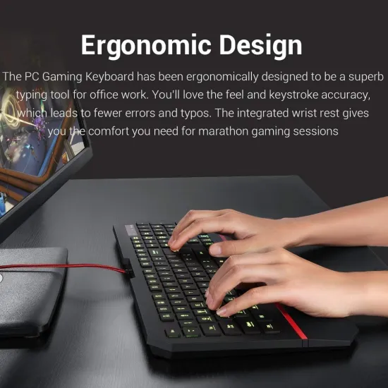Redragon K502 RGB Gaming Keyboard RGB LED Backlit