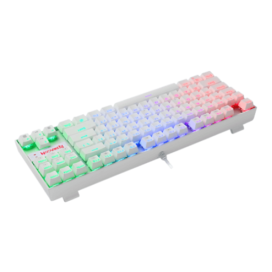 Redragon K552 KUMARA Rainbow Mechanical Gaming Keyboard Cherry MX BLUE Switch - White