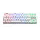 Redragon K552-WR KUMARA Mechanical RED Switches Gaming Keyboard (white)