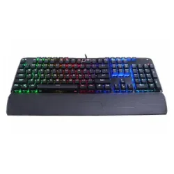 Redragon K555 INDRAH RGB Gaming Keyboard Mechanical Blue Switch English & Arabic Black