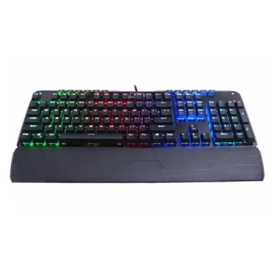 Redragon K555 INDRAH RGB Gaming Keyboard Mechanical Blue Switch English & Arabic Black