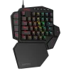 Redragon K585 DITI One-Handed 42 Keys RGB Wired Gaming Keyboard Mechanical Blue Switch English Black