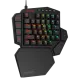 Redragon K585 DITI One-Handed 42 Keys RGB Wired Gaming Keyboard Mechanical Blue Switch English Black