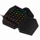 Redragon K585 DITI One-Handed 42 Keys RGB Wired Gaming Keyboard Mechanical Blue Switch English Black
