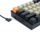 Redragon K606 LAKSHMI Orange Grey Black 60% Gaming Mechanical Keyboard Blue Switch