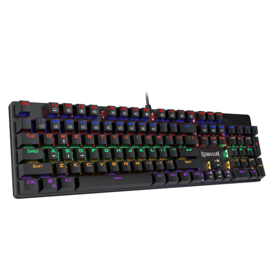 Redragon K608 Valheim Rainbow Mechanical Gaming Keyboard BLUE Switch