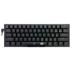 Redragon K614 Anivia 60% RGB Wired Gaming Keyboard Mechanical Red Switch Arabic English Black