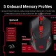 Redragon M601BA Wired Gaming Mouse RED LED 3200 DPI 5 Buttons & Mousepad Black