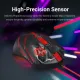 Redragon M601BA Wired Gaming Mouse RED LED 3200 DPI 5 Buttons & Mousepad Black