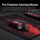 Redragon M601BA Wired Gaming Mouse RED LED 3200 DPI 5 Buttons & Mousepad Black