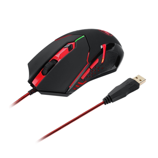 Redragon M601 RGB LED Wired Gaming Mouse - Black