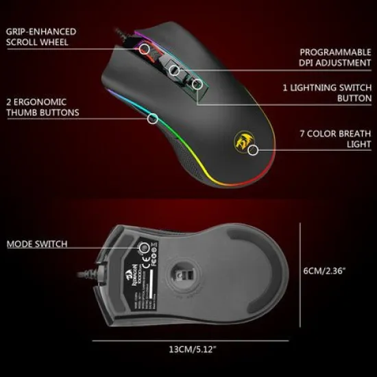 Redragon COBRA M711-FPS-1 Flawless sensor Gaming Mouse